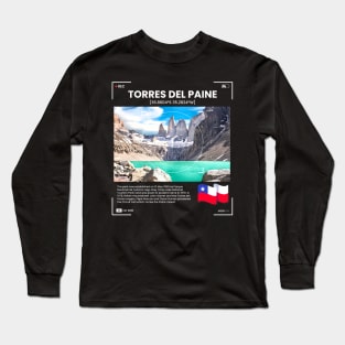 Torres Del Paine National Park Long Sleeve T-Shirt